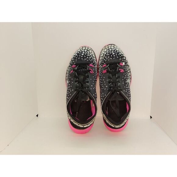 Nike Free 5.0 TRF+5 Womens Pre-owned Black/White/Pink Running Sneakers - sz. 8 - Picture 3 of 6